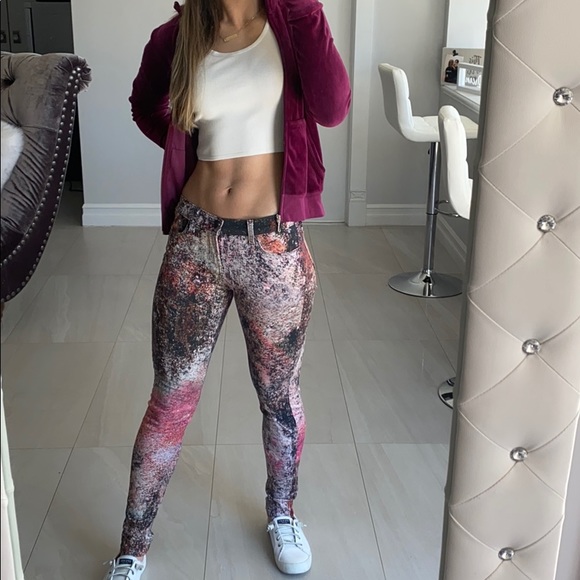 J Brand Denim - Pink ombré J Brand Jeans